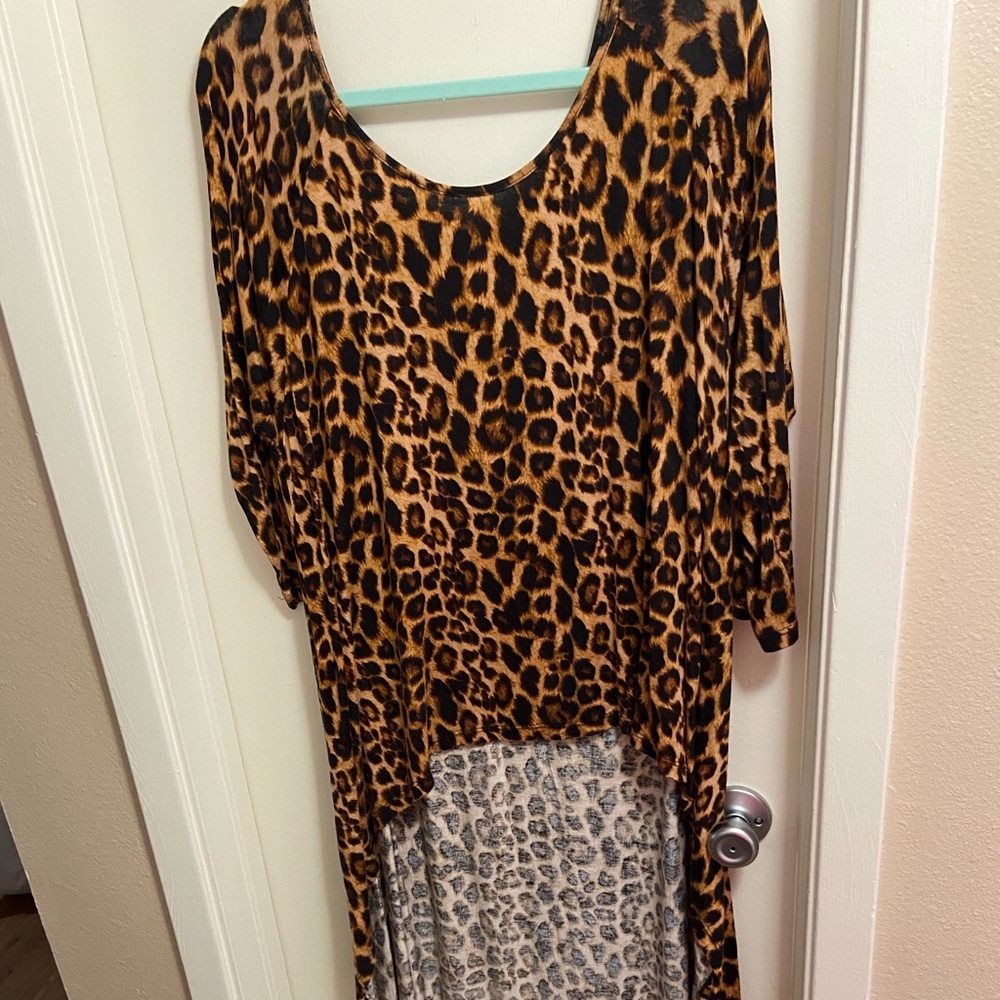 Cheetah high low top